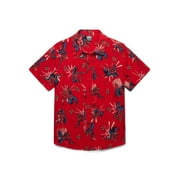 Spiderman Button Up Short Sleeve Tee XS-XXL