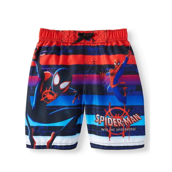 Spiderman Cartoon Swim (Little Boys)