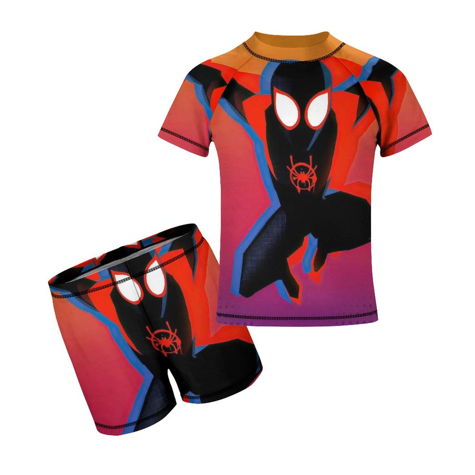 Spiderman Children's Cartoon Swimsuit Set Summer Beach Vacation