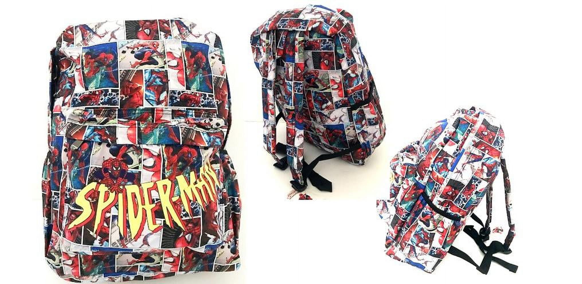 Spiderman Collage All Over Print 17" Backpack School Bag - Walmart.com