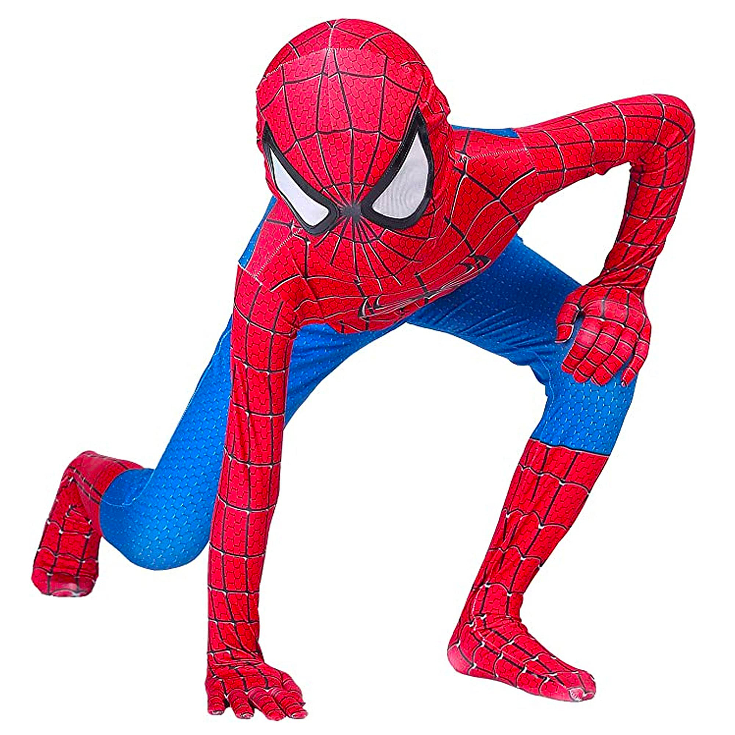 Spiderman Costume for Kids Superhero Bodysuit Role Play Wearing with