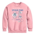 thumbnail image 1 of Spiderman - Dark Digital - Youth Boys Crew Fleece Sweatshirt, 1 of 3