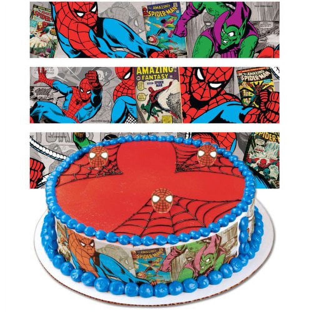 Spiderman Theme 8th Birthday Cake | Winni.in-nextbuild.com.vn