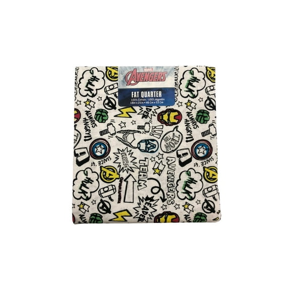 Spiderman Doodle Iconography 6 Pack Fat Quarter Single