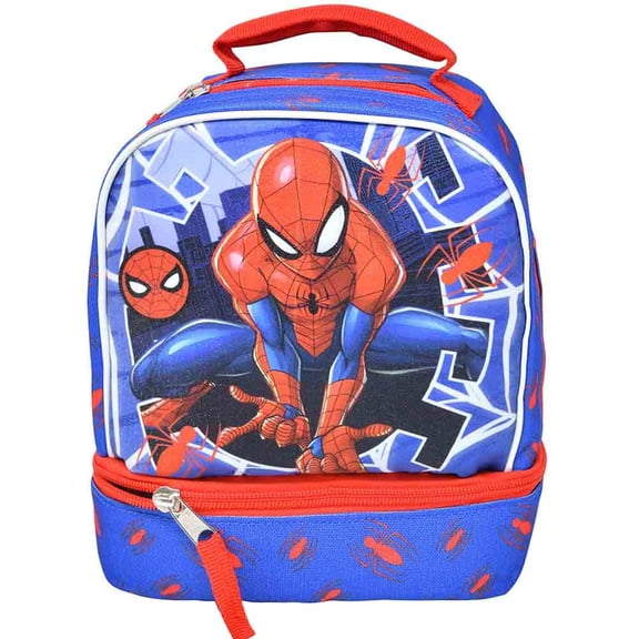 Spiderman Drop Bottom Lunch Bag