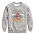 thumbnail image 1 of Spiderman - Florals - Youth Boys Crew Fleece Sweatshirt, 1 of 4