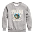 thumbnail image 1 of Spider-Man - Friendly Spidey Collegiate Graphic Long Sleeve Fleece Sweatshirt, 1 of 4