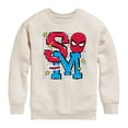 thumbnail image 1 of Spider-Man - Friendly Spidey Mascot Graphic Long Sleeve Fleece Sweatshirt, 1 of 4