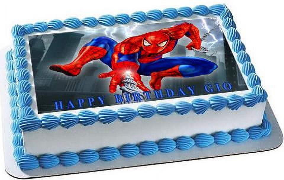 Super Hero Spider Man Birthday Cake Topper Spiderman - Etsy-nextbuild.com.vn