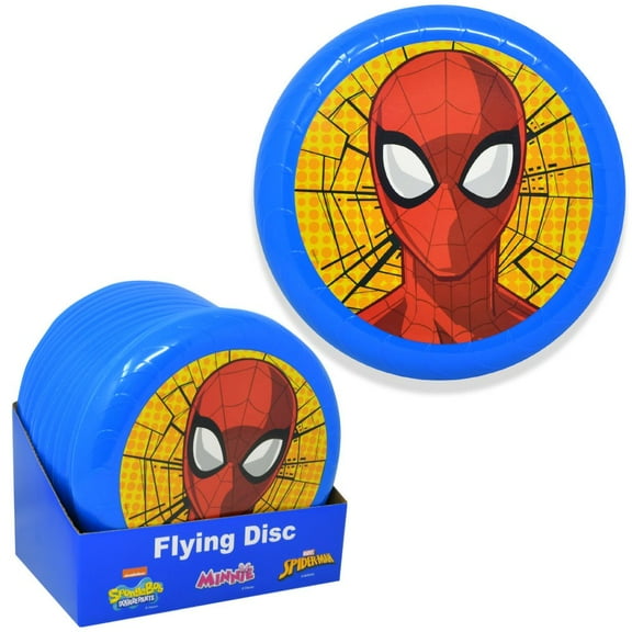Spiderman Licensed 9" Flying Disc Bulk In PDQ-1 pc