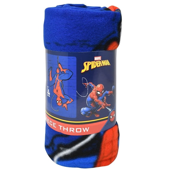 Spiderman MAR-MLB 45X60 Fleece Throw Blanket All Star Spidey - Dodgers