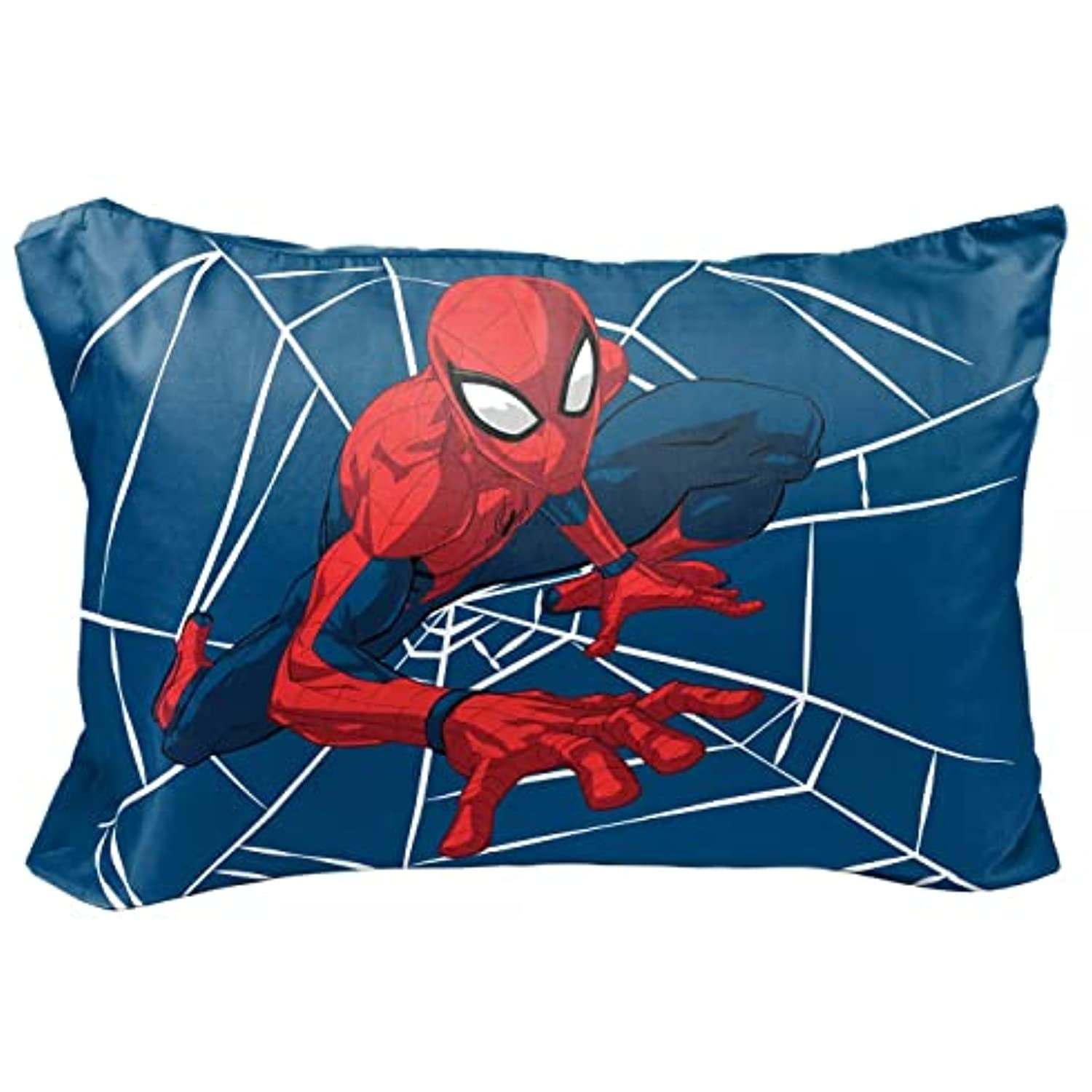 Spider-Man Kids' Blue and Red Polyester Pillowcase