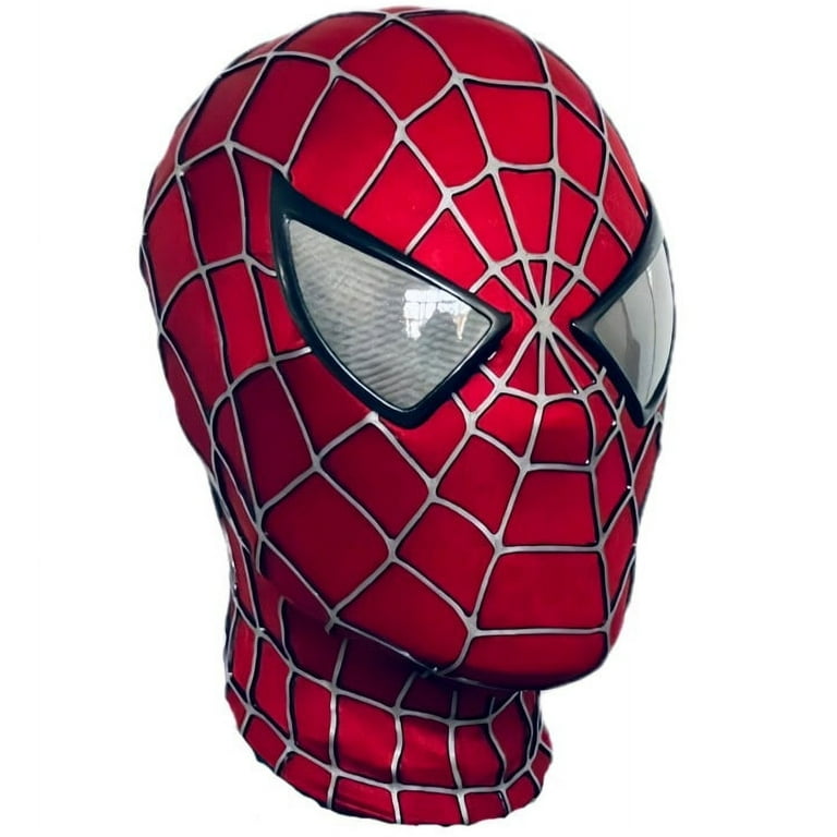 Spiderman Mask 1:1 Wearable Cosplay Spiderman Mask Adult Mask Movie Prop  Copy, Toby Maguire