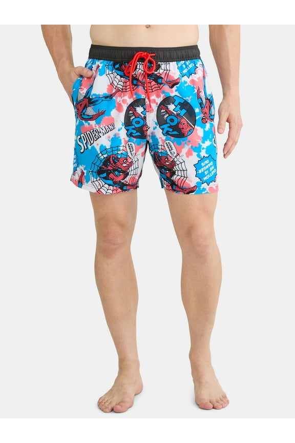 License Men’s & Big Men's Graphic Swim Shorts, Sizes S-3XL