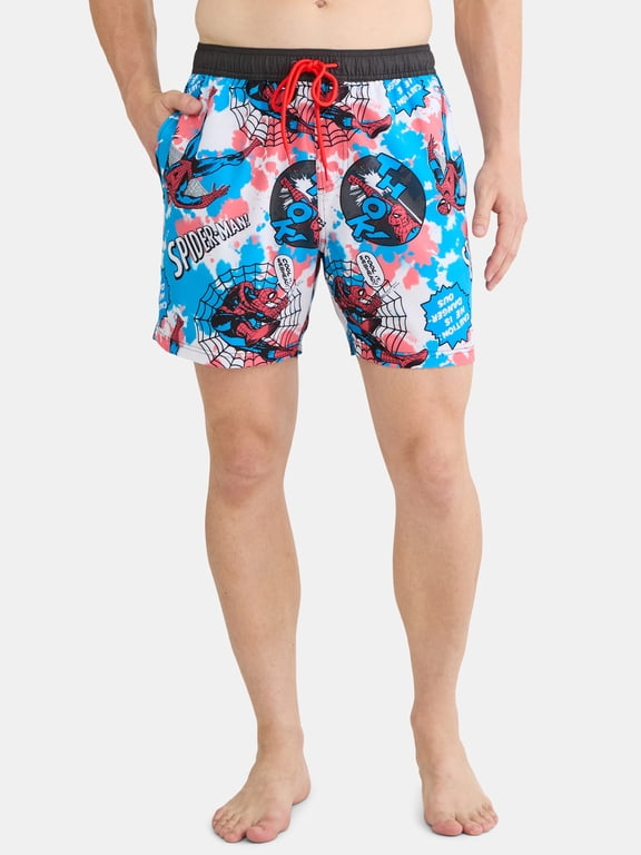 License Men’s & Big Men's Graphic Swim Shorts, Sizes S-3XL