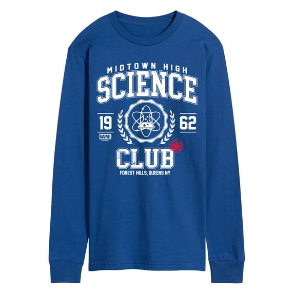 Spiderman - Midtown High Science Club - Men's Long Sleeve Graphic T-Shirt