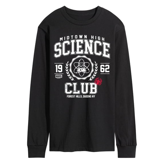 Spiderman - Midtown High Science Club - Men's Long Sleeve Graphic T-Shirt