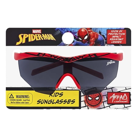 Spiderman Mirror Lens Sports Wrap Sunglasses