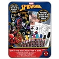 thumbnail image 1 of Spiderman Multi-Color On-The-Go Activity Tin Art Set, 27 Pieces, for Children Ages 6+, Unisex, 1 of 4