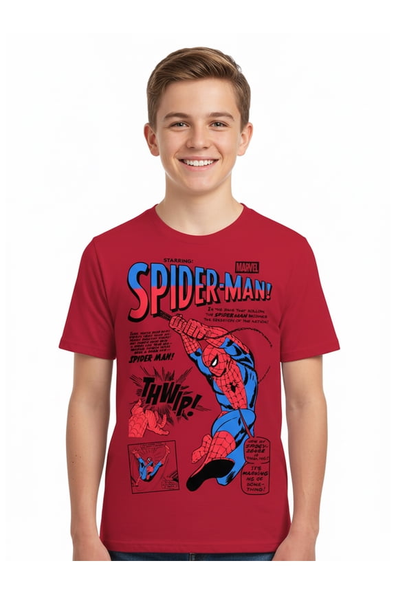 Boys' Graphic Tee with Short Sleeves, Nation Sensation, Sizes 4-18