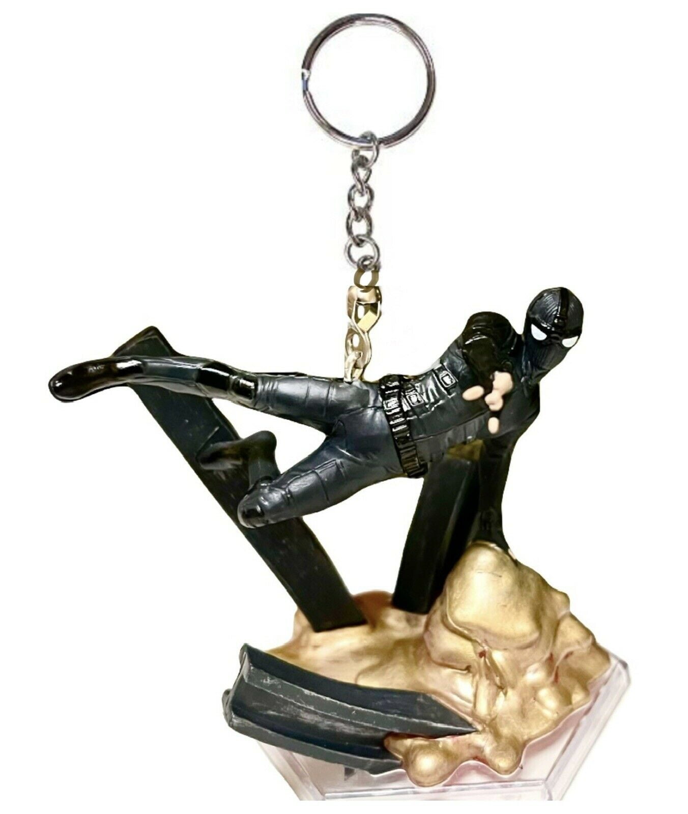 Spiderman Night Monkey Key Ring Keychain No Way Home Figurine Figure ...