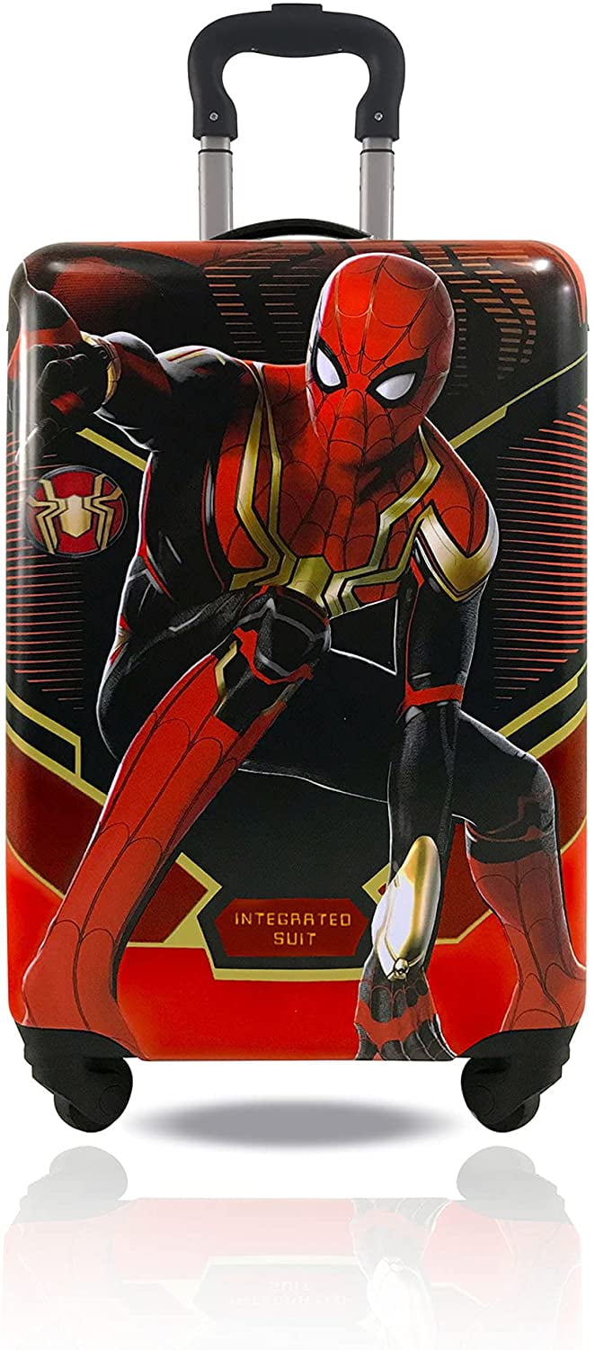 10 Year Old Spider-Man Suitcase Scooter For Kids Ride-On Luggage