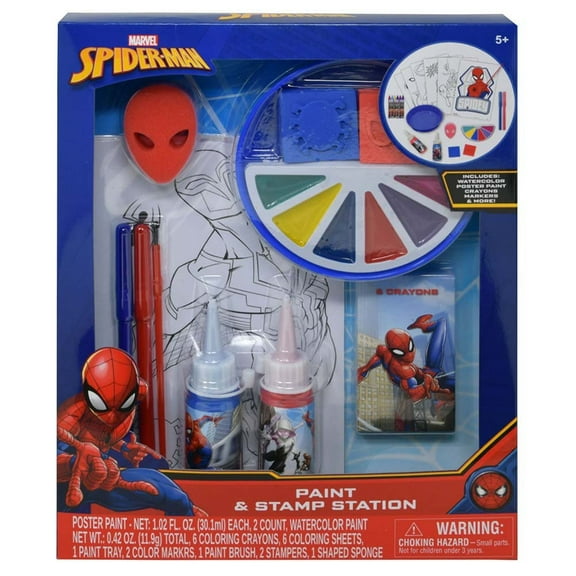Spiderman Paint & Stamp Station
