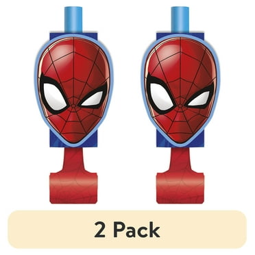 (2 pack) Spiderman Party Blowers, 8ct