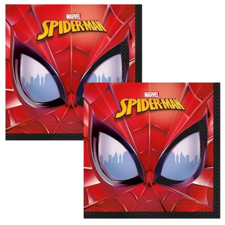 Spiderman Party Napkins 2 Pack – 16 Count per Pack (32 Total