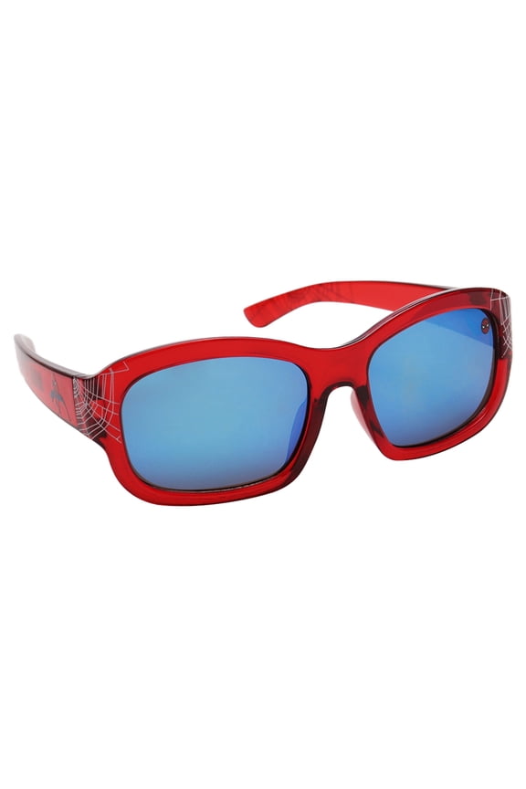 Spiderman Red Tinted Sports Wrap Kids Sunglasses