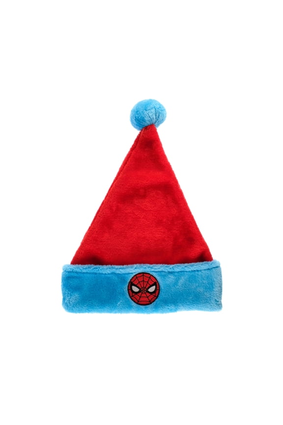 Spiderman Santa Hat, 16 inches Tall, Unisex, Red and Blue, by Ruz