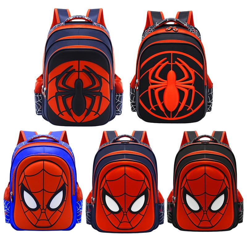 Spiderman Schoolbag Primary School Student 3D Waterproof Children Grade