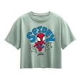 thumbnail image 1 of Spiderman - Scribble Spidey - Youth Girls Boxy T-Shirt, 1 of 4