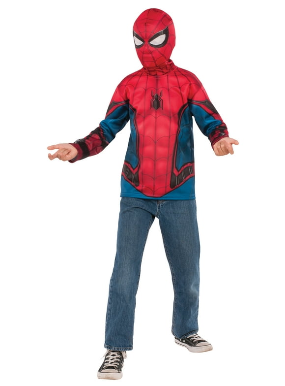 Spiderman Shirt Mask Child Sm