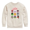 thumbnail image 1 of Spider-Man - Smaf Faces Grid Boys' Graphic Long Sleeve Fleece Sweatshirt, 1 of 4