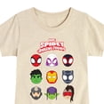 thumbnail image 1 of Spider-Man - Smaf Faces Grid Fitted Short Sleeve Graphic T-Shirt, 1 of 4