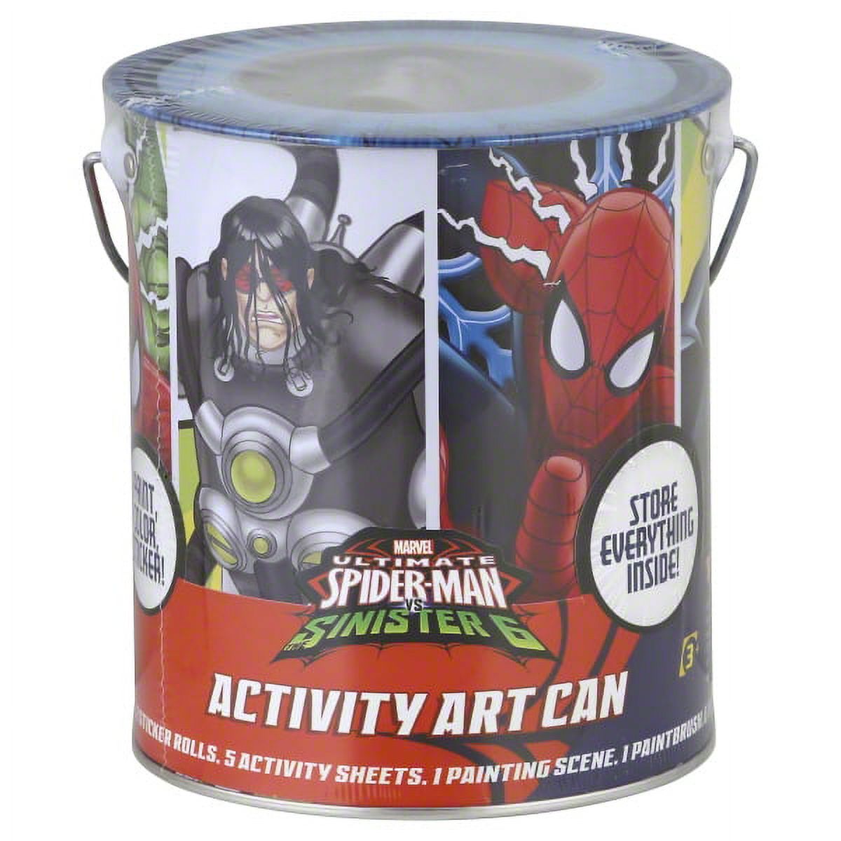 Spiderman Small Activity Art Can - image 1 of 2