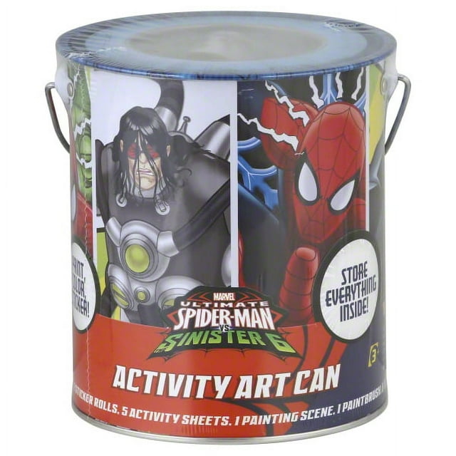 Spiderman Small Activity Art Can