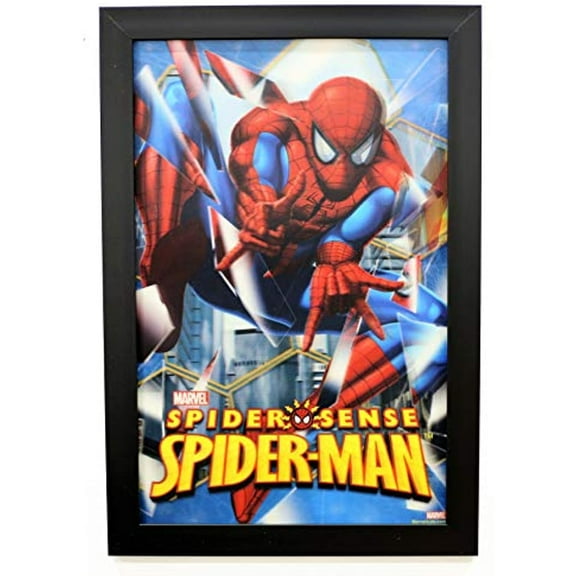 Spiderman Spidersense 3d Framed Wall Decor 11 X 17