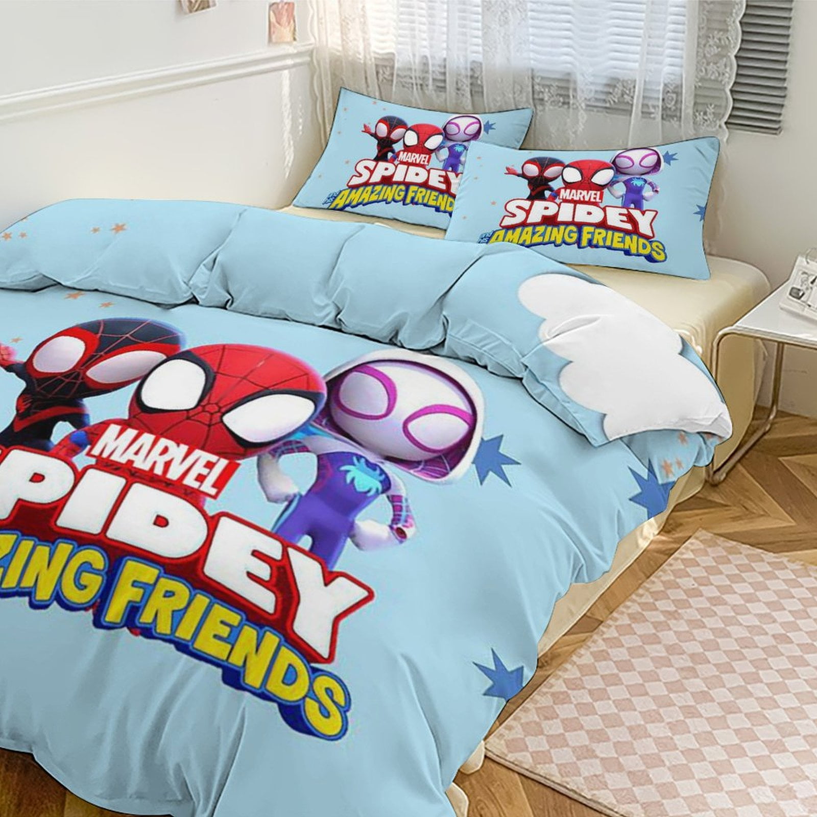 Spiderman Spidey And His Amazing Friends Bedding Set for Kids