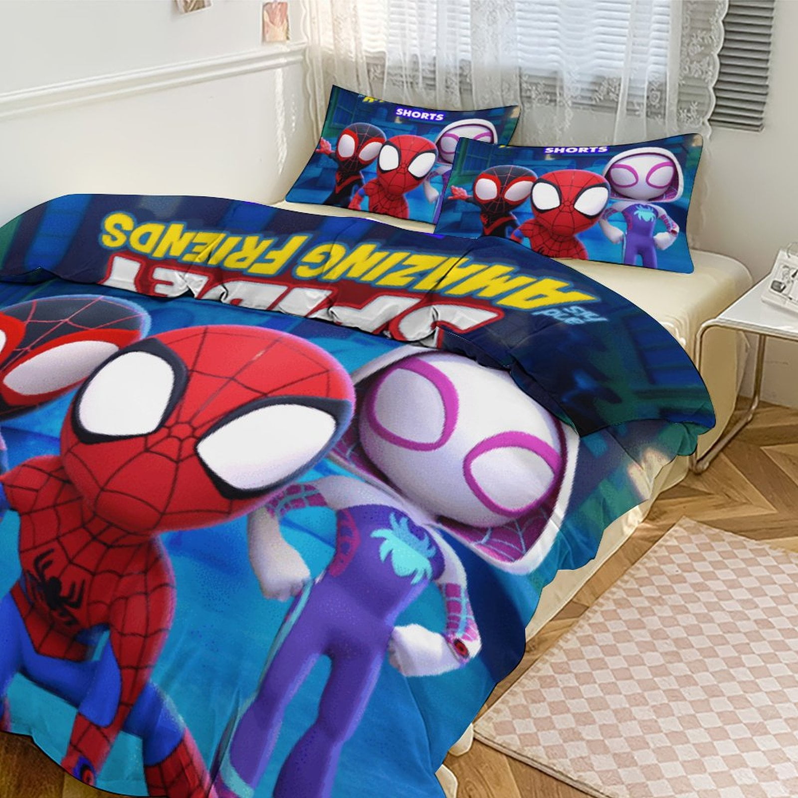 Spiderman Spidey And His Amazing Friends Bedding Set for Kids Spiderman ...