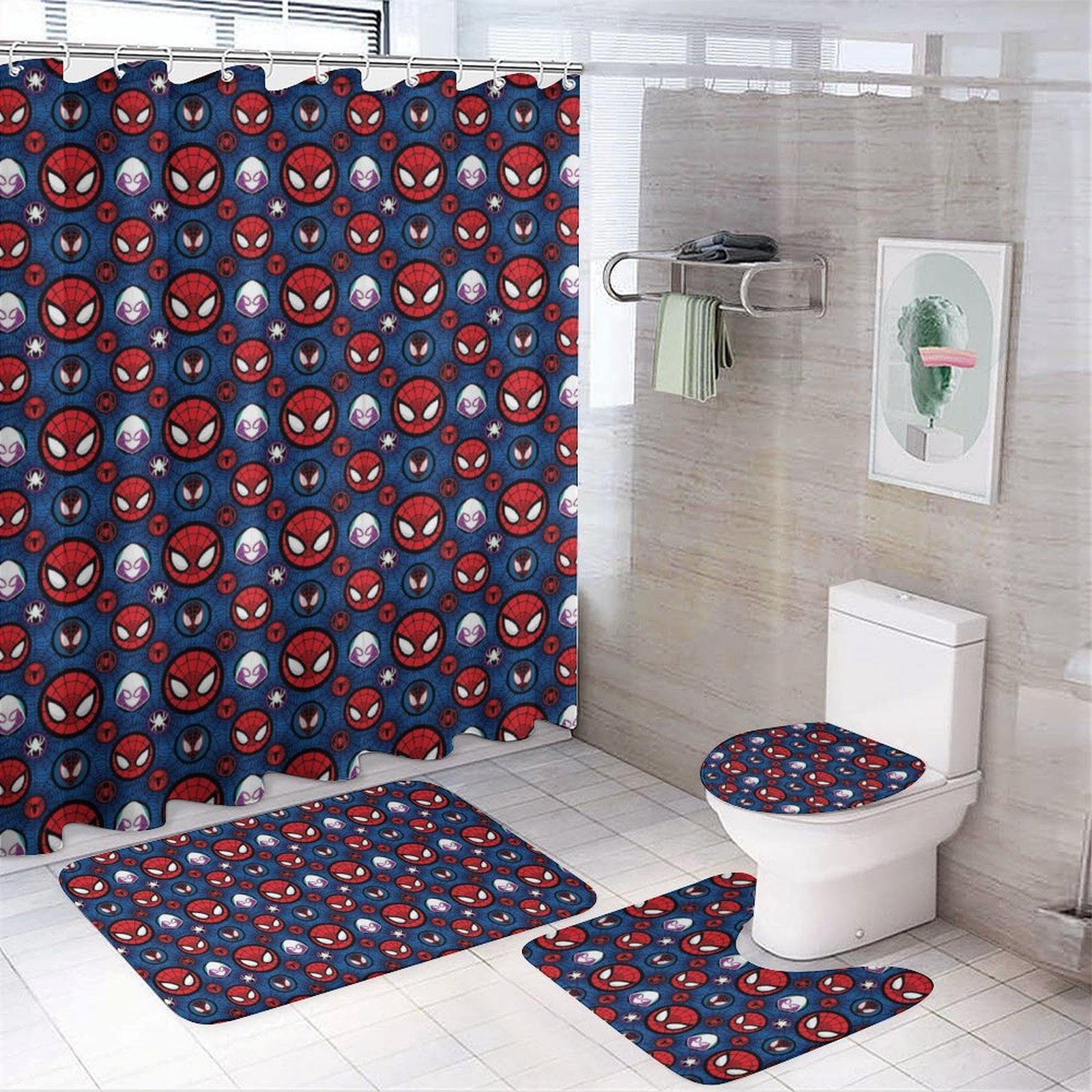 Spiderman Spidey And His Amazing Friends Shower Curtain Sets Spiderman ...