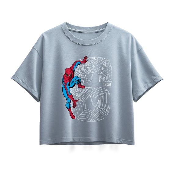 Spiderman - Spidey - Youth Girls Boxy T-Shirt
