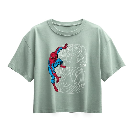 Spiderman - Spidey - Youth Girls Boxy T-Shirt