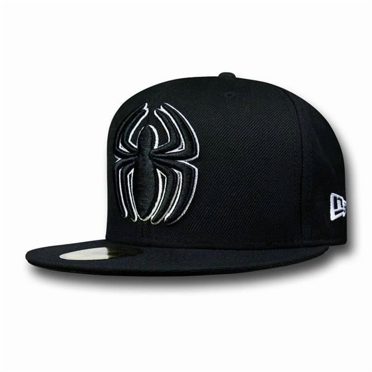 Spiderman Symbol 59Fifty Cap, Black & White - 7.5 Fitted