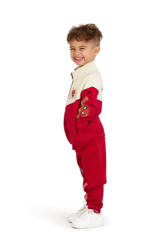 Spiderman Toddler Boy 2pc Active Jacket and Pant Set, Sizes 12 Months-5T