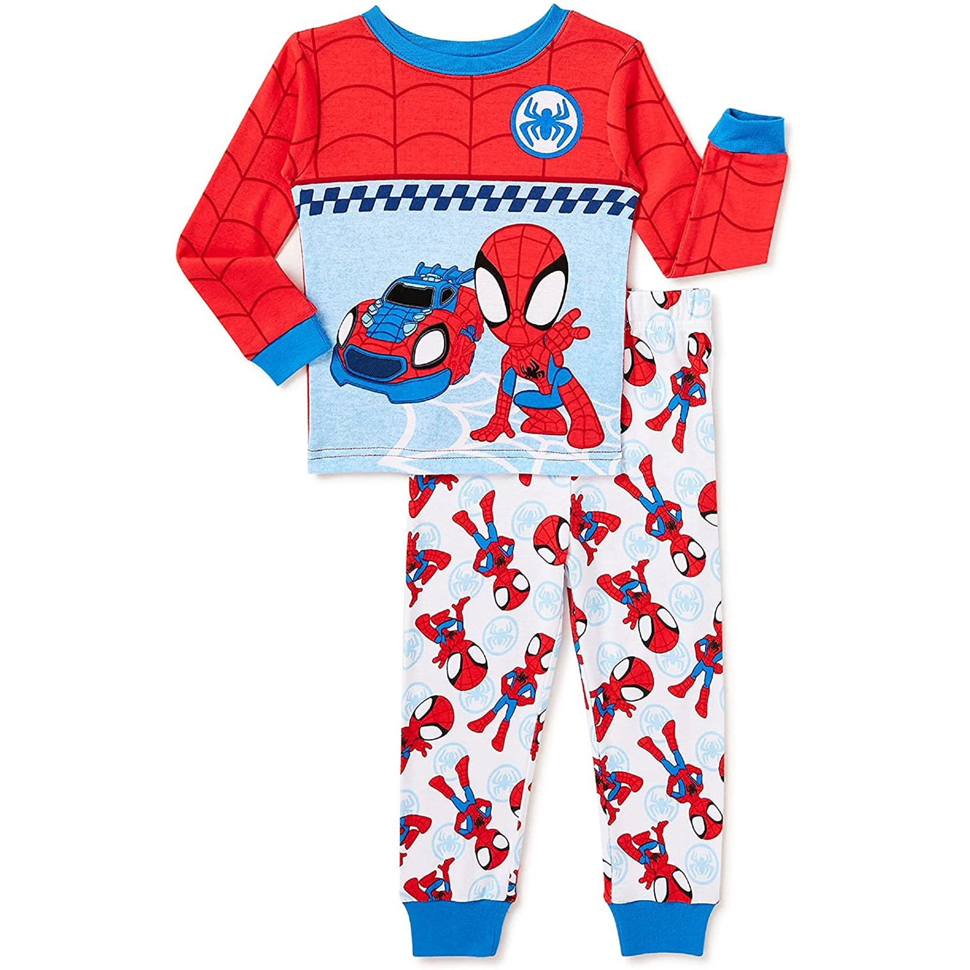 Spiderman Toddler Boy Cotton Sleepwear 2 Piece Sizes 2T 5T