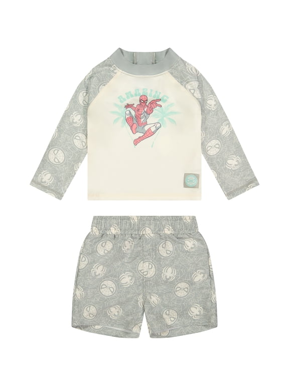 Character Toddler Boy Rash Guard Swim Set, 2- Pieces, Sizes 12M- 5T