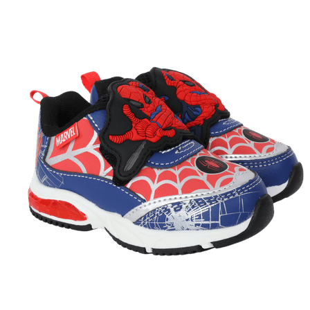 Spiderman Toddler Kids Light-Up Athletic Sneakers with On/Off Switch
