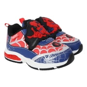 Spiderman Toddler Kids Light-Up Athletic Sneakers with On/Off Switch